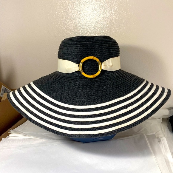 Lauren Ralph Lauren Accessories - 🔴⬇️ RALPH LAUREN black and white floppy beach hat Sun hat 👒